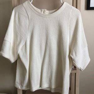 Madewell Ottoman Jacquard Top